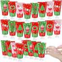 Loopeer 24 Pcs Christmas Hand Cream Gifts Bulk Christmas Mini Hand Lotion Xmas Stocking Stuffers Gifts Travel Size Mini Creams Moisturizer Cream Xmas Party Favors for Dry Skin Women Men Mom Employee