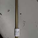 Ivilon Tension Curtain Rod - Spring Tension Rod for Windows or Shower, 24 to 36 Inch. Warm Gold
