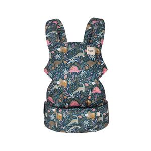 Baby Tula Explore Mesh Baby Carrier - 7-45 lb, Adjustable Newborn to Toddler, Multiple Ergonomic Positions Front and Back, Breathable and Cool - Coast + Mesh, Land Before Tula