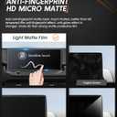 CDEFG Matte Anti Glare For 2023-2026 Honda Accord Hybrid Screen Protector - 12.3 Inch Tempered Glass -2025 2026 Accord Hybrid (Sport/EX-L/Sport-L/Touring) Touchscreen Accessories