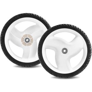 Cluparis 105-1816 Rear Lawn Mower Wheels (2-Pack), 12 Inch Replacement for Toro Recycler 205-268 20012 20016 20019, Heavy Duty Walk Behind Mower Wheels