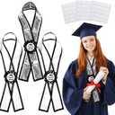 Fullhawl 3 Pcs 2026 Graduation Money Lei Shawl Class of 2026 Way to Give Cash Funny Gift Ribbon Lei Clear Cash Gift for High School College Graduation Party Supplies