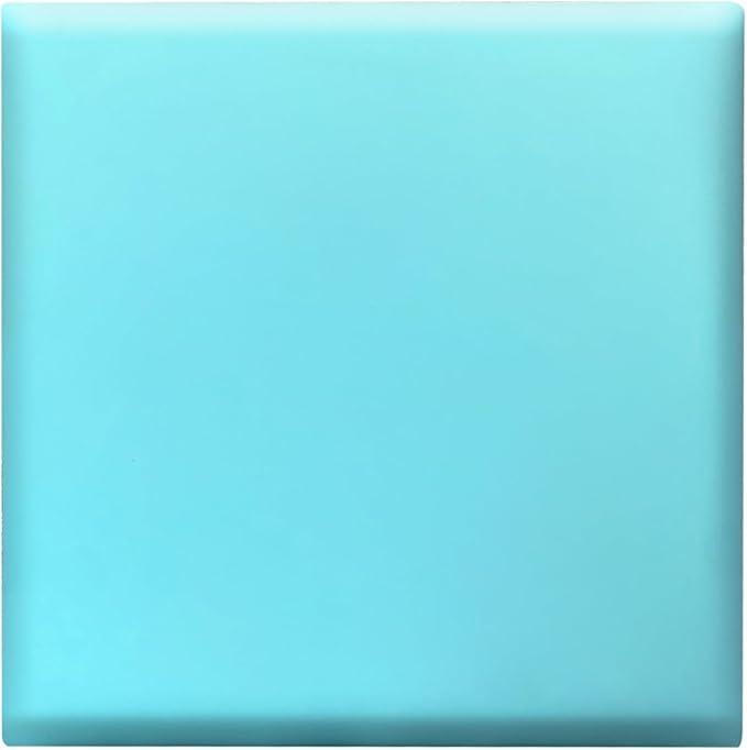 PINJIE Wall Padding for Kids with Autism, 11.8” X 11.8” Peel and Stick Headboard Upholstered Wall Panels, Nursery Decor Wall Padded, 3D Wall Stickers for Bedroom, Playroom (Sky Blue, 10)