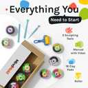 Air Dry Clay Kit  Make 18 Animals with Tools & Video Tutorials  DIY Modeling Set for Kids  3 Learning Levels  Non-Toxic, No-Bake  MindMold Gift for Ages 5+