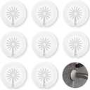 Plumbing Cover Plates,8 PCS Plastic Pipe Covers Water Tube Cover