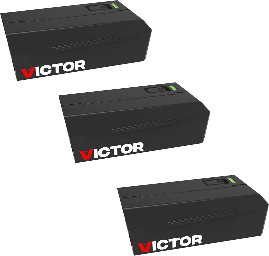 Victor Humane Mouse Traps Indoor for Home - M250BSR-3 - No Touch Electric Mouse Traps for Home, Pack of 3