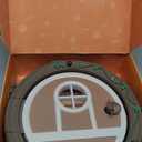 Gnome Door Cat Door for Interior Doors - Stylish & Functional with No Flap, Lockable, and Easy Installation, Spacious Large Kitty Door for Cats Up to 20 lbs, Private and Comfortable Pet Door (Brown)