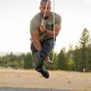 Elite Jumps - Do Hard Things 1 Beaded Jump Ropes | Crossover Jump Rope for Your Exercise Equipment | Segmented Jump Rope (Black/Black)