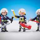 PLAYMOBIL 6586 Brigade B Firefighters, Multicolor