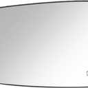For Dodge Ram 1500/2500 Driver Side Heated Mirror Glass | 2009-2018 Truck Mirror Replacement | Convex Design + Built-In Heater | Easy Install