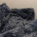 Calming Dogs/Cats Bed Mats, Dog Pad Washable Removable Couch Cover, Plush Long Fur Mat for Pets, Waterproof Lining, Perfect for Small, Medium and Large Dogs and Cats (Navy Blue, 41"x37")