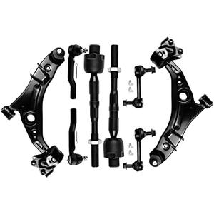 SCITOO 8pcs Front Lower Control Arm Ball Joint Sway Bar Link Outer Inner Tie Rod End Suspension Kit Replacement For Ford Edge For Lincoln MKX 2007 2008 2009 2010 2011 2012 2013 2014 couple of oil stains