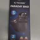 TICONN 2PK Faraday Bags for Car Keys Fob, 3.25"X4.75" Faraday Cage Protector, Car RFID Signal Blocking, Anti-Theft Pouch Anti-Hacking Case Blocker (Bronze, S)