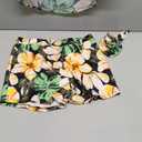 KEYUFANG Women 3 Piece Vocation Outfits Summer Suit Floral Kimono Cardigans Beach Cover Up Crop Cami Top Short Set (XL)