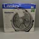 Lasko Wind Machine Fan, Air Circulator Fan with 3 Speeds, 20" Model 3300, Gray