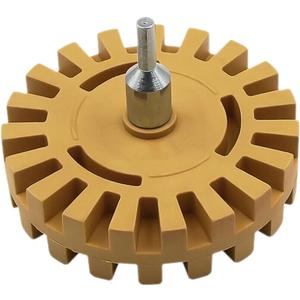 Eraser Wheel for Drill Rubber Adhesive Remover for Car Stickers Decals and Tapes Efficient for Automotive and Home Use