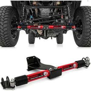 Dual Steering Stabilizer for 2014-2026 RAM 2500/3500 4WD #8749430 (Red)