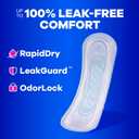 Always Ultra Thin Feminine Pads Without Wings for Women, Size 1, Regular Absorbency, Unscented, Up to 100% Leak-Free Protection, 44 Count x 3, 132 Count Total