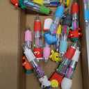 CZWZ 20Pcs Mini Multicolor Pens in One 4-in-1 Cute Pens Bulk for Kids, Fun Kawaii Ballpoint Pens for Birthdays and Children's Party Favors Gifts Teacher School Supplies