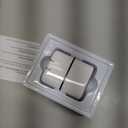 Retractable Charger Wall Plug with Dual Cables - 35W Fast Charging, Dual USB-A/USB-C Ports, Portable Travel Charger Block for iPhone 17/16/15 Series, iPad, Galaxy, Pixel, and More, White