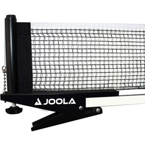 JOOLA Premium Inside Table Tennis Net and Post Set - 72" Regulation Size - Portable and Easy Setup - Ping Pong Spring Clamp Net - Black