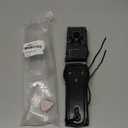 Guitar Strap For Bass, Electric & Acoustic Guitar, Strap Locks Included (Padded Leather)