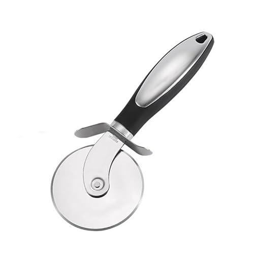 Stainless Steel Pizza Cutter Wheel - Super Sharp, Easy Cutting, Dishwasher Safe for Pizza/Pie/Flatbread