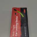 KAYCENTOP Car Steering Wheel Lock, Seat Belt Lock, Anti-Theft Device, Max 17 Inch Length, Small and Light-Weight, Multi-Functional, Fit Most Vehicle, SUV, Golf Cart Security (Red)