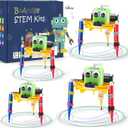 Bulk STEM Craft Kits for Kids 8-12: 4-Pack Doodling Robot Building Kits, Classroom Activities & Science Experiments, Educational Robotics DIY Project for Boys Girls, STEM Toys for School Clubs