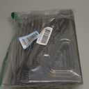 2 Pcs Clear Paint Organizer With Paint Brush Holder,7 Layers Acrylic Paint Organizer,Paint Storage Rack,Craft Paint Organizer Rack,Miniature Paint Holder for Paint Storage(Gray)