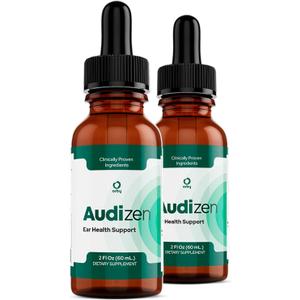 Audizen Drops Natural Daily Liquid Supplement with Herbal Extracts, Maca Root, Green Tea, Grape Seed & Ginseng Non-GMO, Gluten-Free, Plant-Based, GMP Certified, Made in USA - 30ml, 2 Month Supply