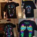 Reflective Heat Transfer Vinyl HTV Vinyl 12in x 6ft Reflective Rainbow Iron On Vinyl for T-Shirt Holographic Chameleon HTV for All Cutting Machines Easy to Cut & Weed