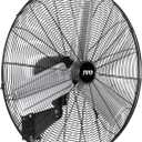 JVO 30 Inch Oscillating Wall Mount Fan, High Velocity Wall Fan with 9500 CFM, 2 Speeds Heavy Duty Industrial Wall Mounted Fan For Outdoor Indoor, Patios, Garage, Shop, Commercial