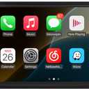 7" Double Din Car Stereo with Wireless CarPlay & Android Auto, Built-in DSP Exclusive, 240W Hi-Power Audio, Full View Touchscreen, Bluetooth 5.3, FM/ AM Radio, Steering Wheel Control, Auto Backup Cam