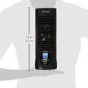 Honeywell QuietSet Personal Table Fan, Oscillating Personal Desk Fan with Quiet Operation, 4 Levels of Power and Sound, Black, HTF210B