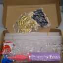 TONIFUL 4 Set Black Gold Balloon Centerpieces for Table,Balloon Stand Kit for Black Gold Party Decor 40th 50th 60th 70th Birthday Decorations Anniversary Graduation Decorations 2026 New Year Eve