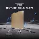 Double Sided PEI Build Plate for Bambu Lab X1/ X1C/A1/P1P/ P1S 3D Printer, 257x257mm Texture PEI Build Plate +Smooth PEI Sheet 3D Printer Flexible Spring Steel Removable Platform