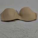 Wingslove Women's Strapless Full Figure Bra Wirefree Push Up Bras Multiway Contour Lift Up Red Carpet (36A, Nude)