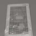 Imperial RG1108 Heavy Gauge Floor Return Air Grille, 6 x 10-Inch, White, 1-Pack