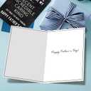 3 x Funny Fathers Day Card for Dad, Clever Hidden Joke Card from Son or Daughter, Happy Fathers Day Gift