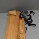 Evermagin 29" Coat Rack Wall Mount with Shelf, 4 in 1 Wall Mounted Coat and Key Hanger with 11 Hooks, Entryway Key Holder with Mail Holder for Living Room, Bedroom (Brown)