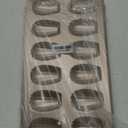 2 Pack Madeleine Tray Non-Stick Carbon Steel Baking Tin Cake Pan 12 Holes Cake Mould for Oven Baking, Gold
