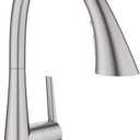 GROHE 30205DC2 Zedra Touchless Pull-Down Kitchen Faucet Supersteel (Stainless Steel)