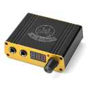 Tattoo Power Supply, ATOMUS LCD Mini Digital Rotary Tattoo Machine Gun Power Supply with RCA Foot Pedal Connection Port (Black)