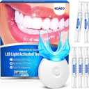 Teeth Whitening Kit with LED Light 3 Whitening Gel Pens + 2 Desensitizing Pens 35% Carbamide Peroxide Whiten Teeth in 7 Days Safe for Sensitive Teeth & Enamel, 0.7 Fl Oz (Mint)