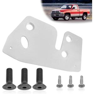 Door Latch Repair and Reinforcement Plate Kit Compatible with Dodge 1994-2002 Ram 1500 1994-2002 Ram 2500 1994-2002 Ram 3500 Replace# 926-264 Driver Side