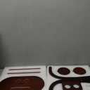 Yarn Holder for Crocheting, Upgrade Wooden Yarn Spinner with Double Spindles, Crochet Yarn Holder for Accessories Storage Attachment, Perfect for Crocheting and Knitting Projects (Double Brown)