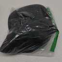 OTTO SNAP Round Flat Visor High Crown Mesh Back 5 Panel Trucker Snapback (One Size, Black)