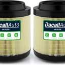 2pcs Engine Air Filter Set for Ford Bronco V6 2.7L (2021-2024); for Bronco L4 2.3L (2021-2024); for Ranger L4 2.3L (2024). Only Fits 4WD. Replace MB3G-9601AA, MB3Z9601A