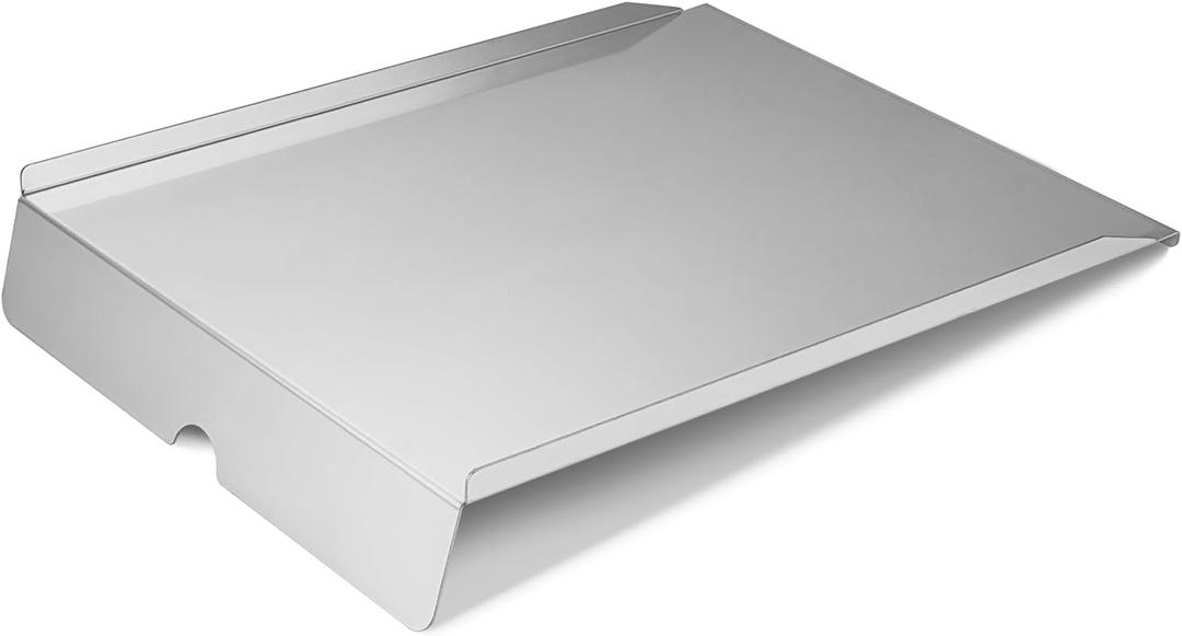 Drip Tray Heat Baffle Replacement Parts for Traeger 22 Series,Traeger Pro 575,Traeger BAC012 BCA070 BBQ07C, Newer Lil' Tex,Lil' Tex Elite,Lil' Tex Pellet Smoker Grills, Stainless Steel Grease Pan